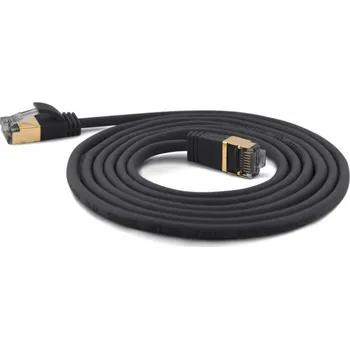 Síťový kabel Wantec wW Patch CableCat.7 RohCable extra tenký (zástrčka CAT6A) SSTP černý 0,25 (7199)
