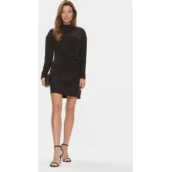 Dámské šaty Calvin Klein Každodenní šaty K20K206110 Černá Regular Fit 32
