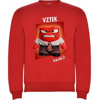 Dívčí mikina Mikina V hlavě Vztek Velikost: XL