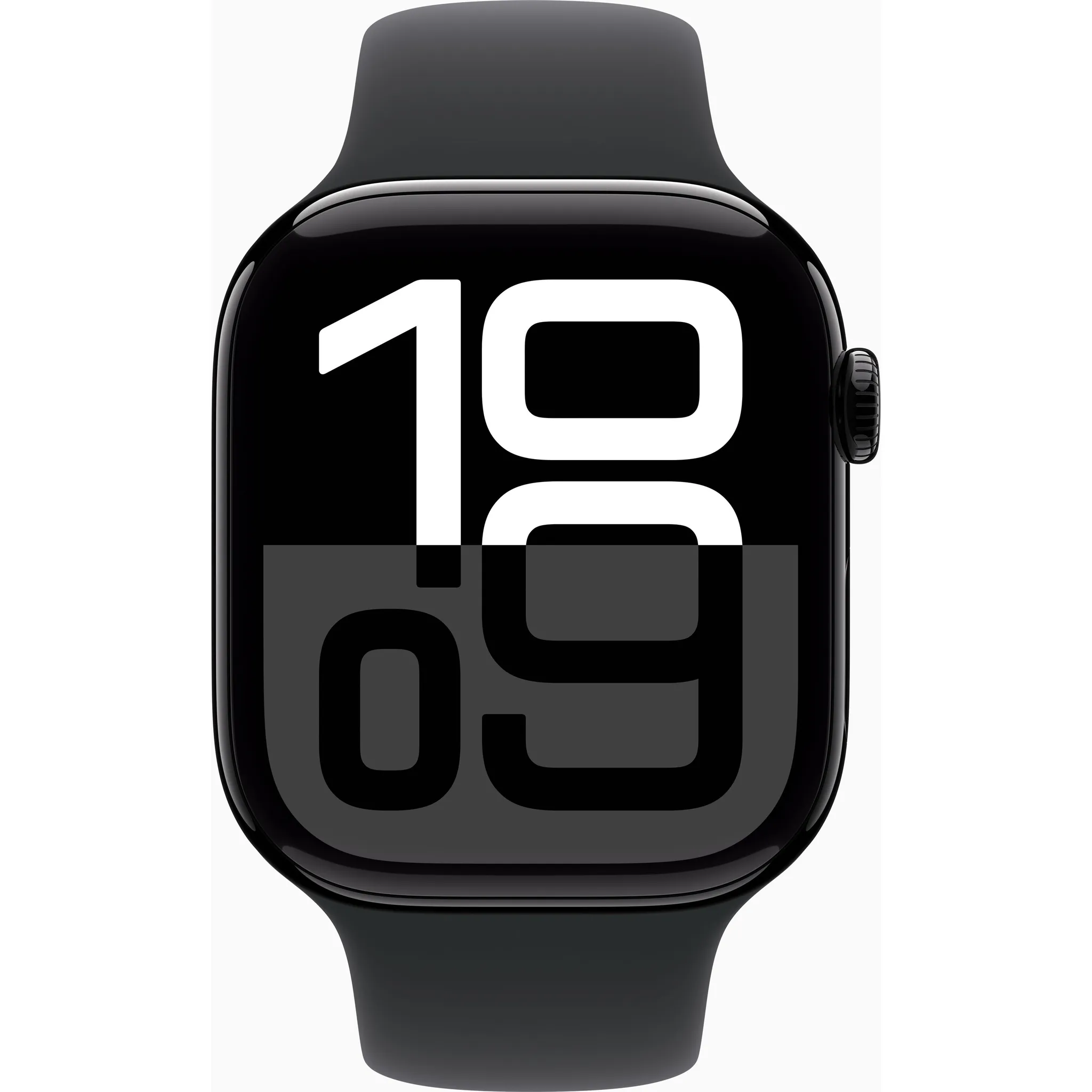 Fotografie 1 - Chytré hodinky Apple Watch Series 10 46 mm klavírně černý hliník s černým sportovním řemínkem M/L