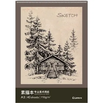 Comix Skicář kroužkový C1520 A3 40 listů