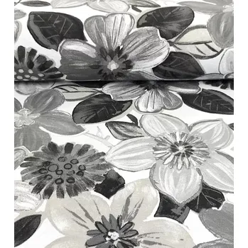 Loneta dekorační látka Halina černá| RTex