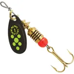 Mepps Black Fury - barva černá / zelené tečky vel. 1