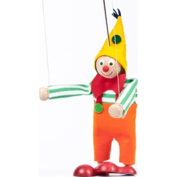 Dřevěná hračka Gerlich Dřevěná loutka Šašek Jarmil