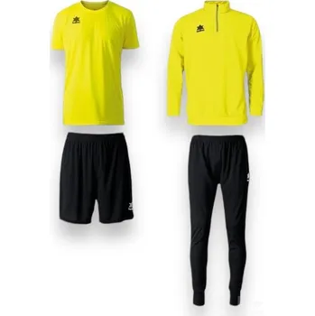 SET LUANVI POL MEDIUM, barva zářivě žlutá - černá, velikost L