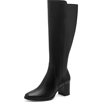 Dámské kozačky DÁMSKÉ KOZAČKY MARCO TOZZI 2-25522-43 001 ČERNÁ Barva: Černá, Velikost: 36