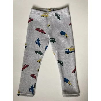 Dívčí legíny Topo chlapecké zateplené legíny šedé s auty velikost 74 (41340-800)