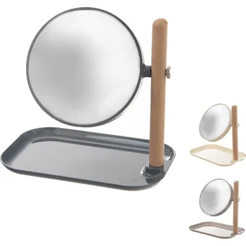 Kosmetické zrcátko ORION Kosmetické zrcátko se stojánkem 22,5x23 cm