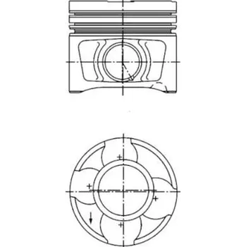 Motor automobilu Píst KOLBENSCHMIDT 40356600