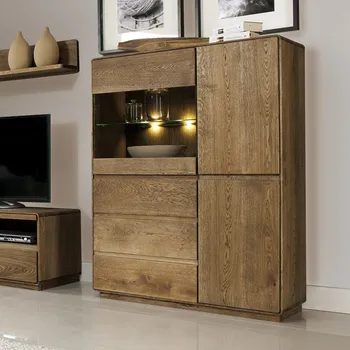 Komoda Dubový příborník Atlanta - pálený dub