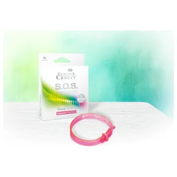 Repelent Eurona by Cerny EURONA S.O.S Condition - BodyGuard Ochranný repelentní náramek proti hmyzu Růžový