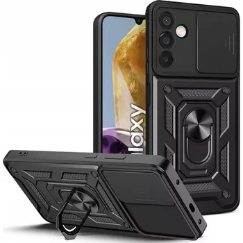 Pouzdro na mobilní telefon Kryt Samsung Galaxy M15 5G Tech-Protect CamShield Pro černý