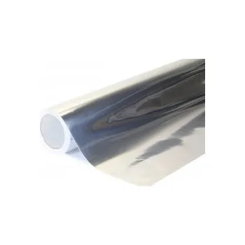 Polep vozidla Chromovaná zrcadlová stříbrná auto wrap fólie 152x700cm - interiér/exteriér