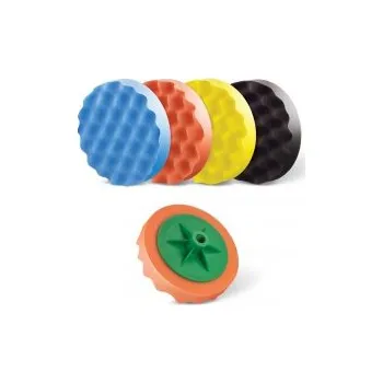 Brusný kotouč Leštící houbička závit M14 150mm - oranžová -