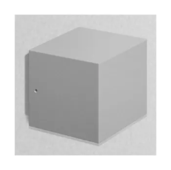 Nástěnné svítidlo Nástěnné LED světlo Mivvy PLAN IP65 60 x 65 x 67 mm Varianta: 60 × 65 × 67 mm, IP65, 3,5 W, 4000K, šedá, jednostranné vyzařování