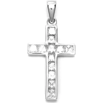 Přívěsek Stříbrný přívěsek kříž Aladar