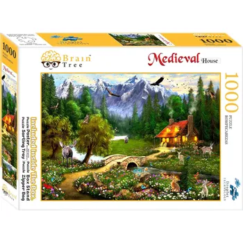 Puzzle Brain Tree Puzzle Horský srub 1000 dílků
