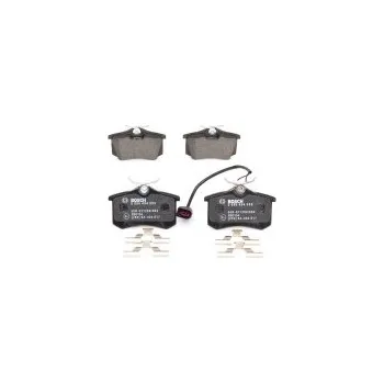 Brzdová destička Brzdové destičky 87,4mm VW SHARAN (7M8, 7M9, 7M6) - Bosch ---