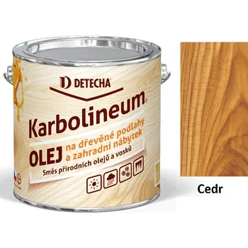 Olej na dřevo Detecha Karbolineum olej - Cedr 2 kg ( )