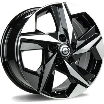 Alu kolo Carbonado Alu Kola Carbonado KIOTO 7.5x17 5x114.3 ET45 Black Front Polished 73.1