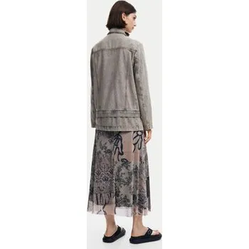 Pánská móda Desigual džínová košile Dublin 24WWED42 Šedá Regular Fit S