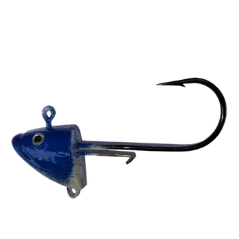 Umělá nástraha BIG JIG RS-ZERP 120g-140g -500g - HÁK 16/0 TOP VMC- FRANCE Barva: MODRO/BÍLÁ, Gramáž: -140 g