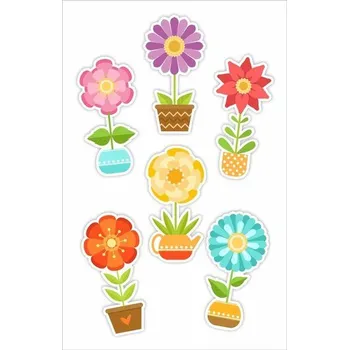 Set školních potřeb Dekoracje okienne dwustrone - Kwiatki... 6szt