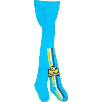 Chlapecké punčocháče tyrkysové - Mimoni, vel. 104/110