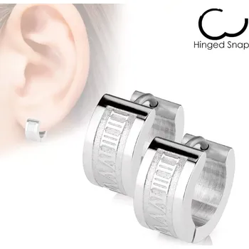 Náušnice Náušnice z chirurgické oceli SSE-004