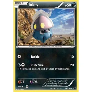 Sběratelská karetní hra Pokémon XY 075/146 Inkay - XY Stav: Excellent, Verze: NORMAL