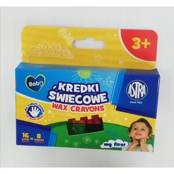 ASTRA BABY Voskovky Kostičky 16ks,8barev