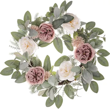 Věnec Věnec podzimní - ojíněná zeleň 60 cm