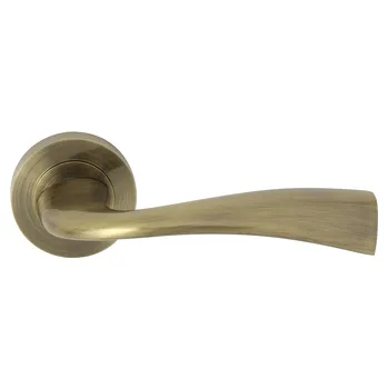 Dveřní kování DOMINO Dveřní dělené rozetové kování FLY-R economy - M3, 950 WC, rozeta WC zámek