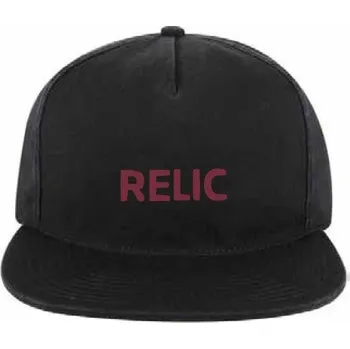 Kšiltovka Kšiltovka Relic SCRIPT 5-Panel černá Uni Size