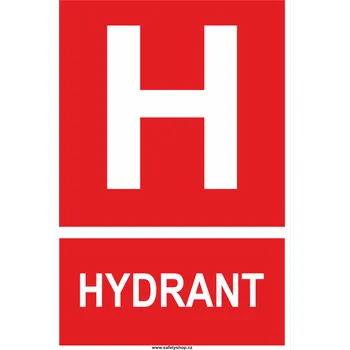 HYDRANT samolepící vinylová fólie 300x200 mm