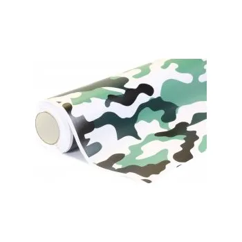 Polep vozidla Vzorek - Maskáčová MC07 auto wrap fólie 50x50cm - interiér/exteriér