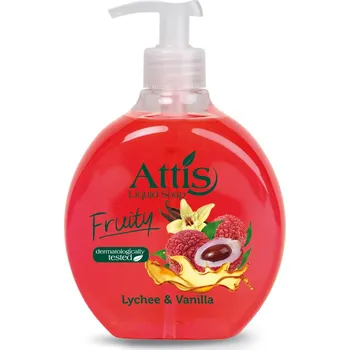 Mýdlo Attis Vanilla + Lychee tekuté mýdlo 500 ml ( )