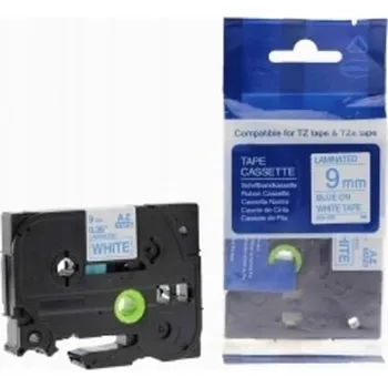Pásek do tiskárny Naplnka Kompatibilní páska s Brother TZ-223 / TZe-223, 9mm x 8m, modrý tisk