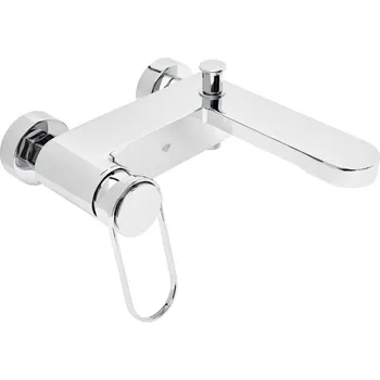 Vodovodní baterie SAT Vanová baterie SAT Fusion bez sprchového setu 150 mm páka šikmá SATBSFU222KPN SATBSFU222KPN