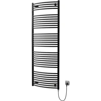 Radiátor EBS Grande Radiátor 75x169 oblý, elektrický, černý samet DGRR16900750ZK51-6502