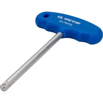 Šroubovák KingTony 2178TG - Šroubovák na ořechy 1/4" vnější čtyřhran, plastová T-rukojeť