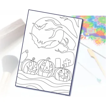 Radost v písku Šablona na pískování hřbitov Varianta: A2 (420 x 594 mm)