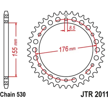 Řetězová sada pro motocykl JT rozeta 4392 43 TRIUMPH 900/955/1000 (439243JT) (řetěz 530) černá (JT rozeta 4392 43 TRIUMPH 900/955/1000 (439243JT) (řetěz 530) černá)