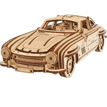 3D puzzle Ugears 3D dřevěné mechanické puzzle Auto Winged Sports Coupe