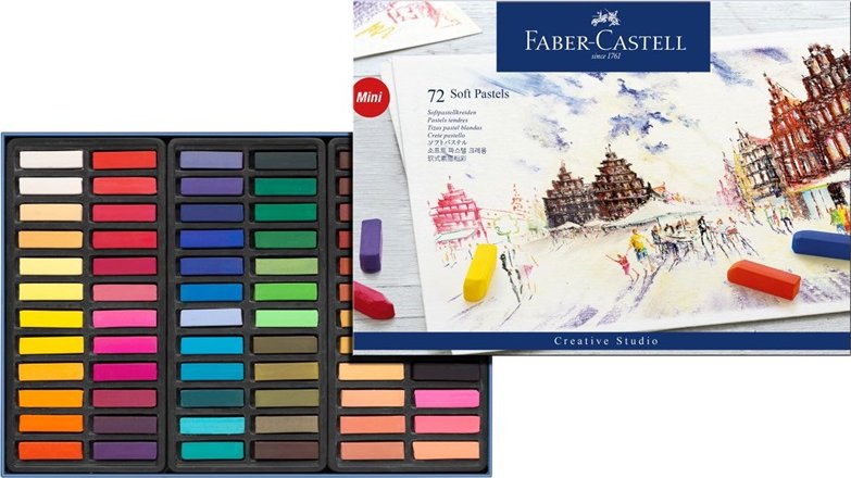 Křídové pastely FABER-CASTELL Mini, 72 ks