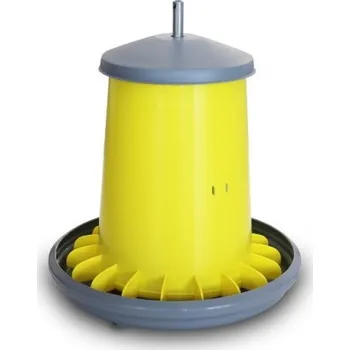 Krmítko pro ptáka Automatické krmítko pro slepice ARCUS, nastavitelné, závěsné, 20 L - s nožičkami