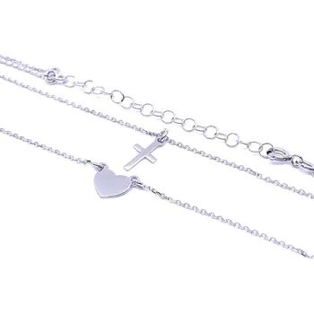 Náhrdelník Šperky Jan Kos Jan Kos jewellery Stříbrný řetízek s přívěsky 12119230