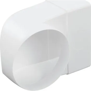 Ventilace HACO CKZ 100/110x55 ventilační systém 100/110x55mm, přechodový kus koleno, bílá