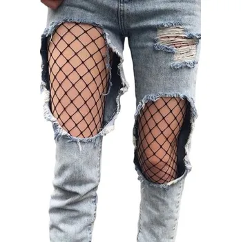 Dámské erotické prádlo VšeNaSex.cz Dámské síťované punčochy - střední oka