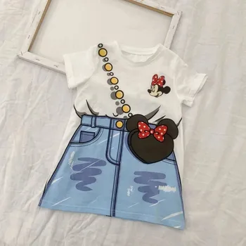 Dívčí šaty Originální šatičky s potiskem Barva: Béžová, Velikost: 4T